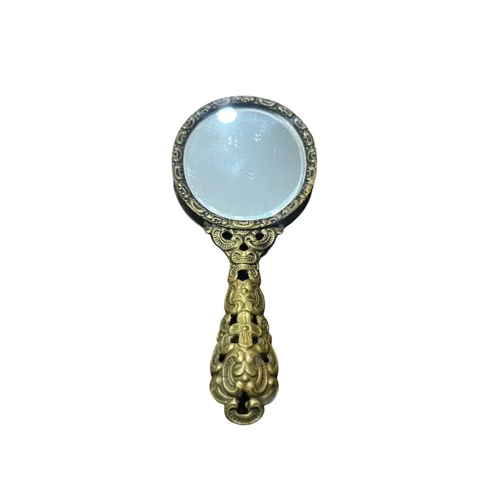 Ornate Small Hand/Purse Mirror